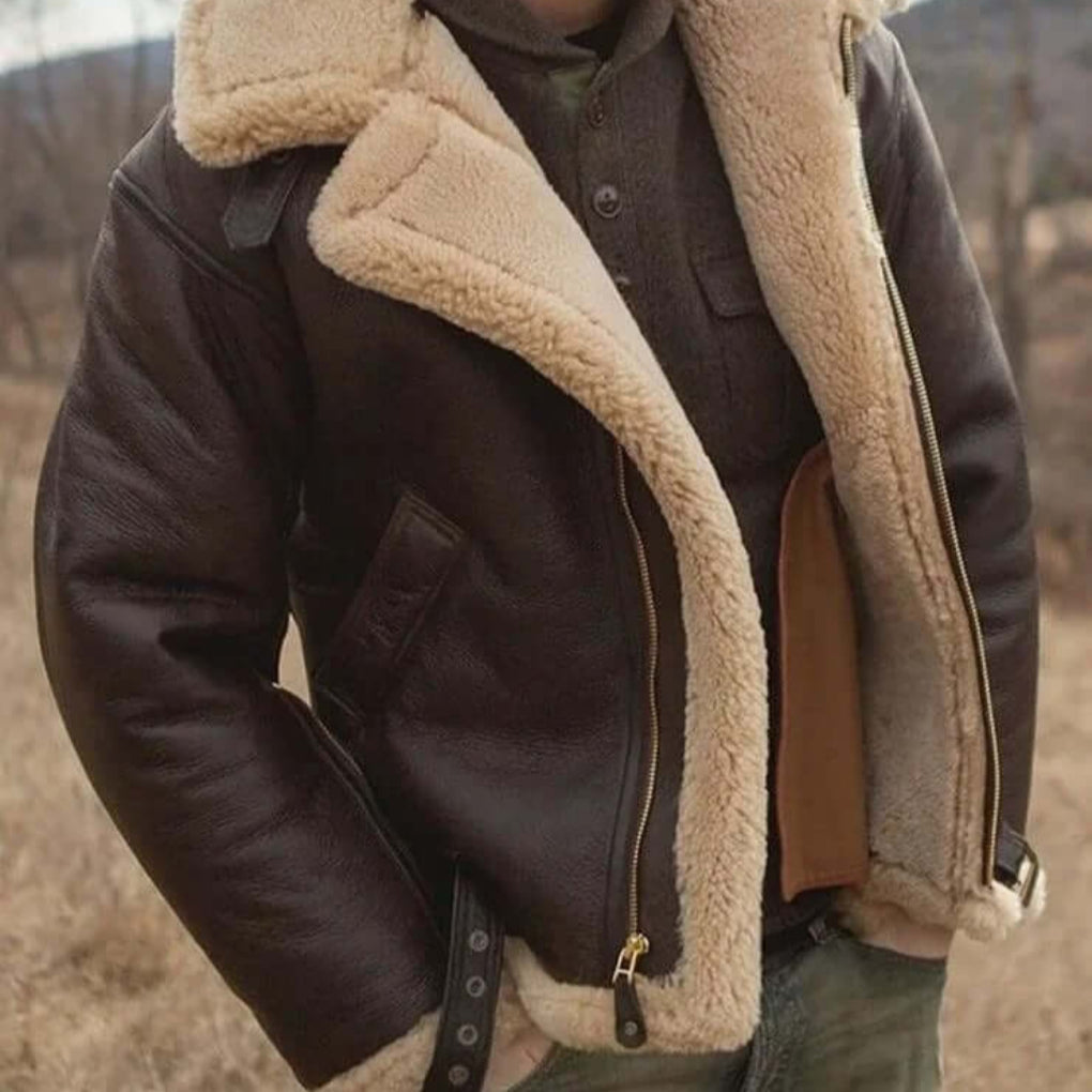 Fliegerjacke aus Lammfell