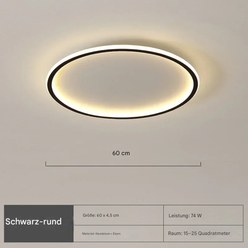 Nordische runde Deckenleuchte