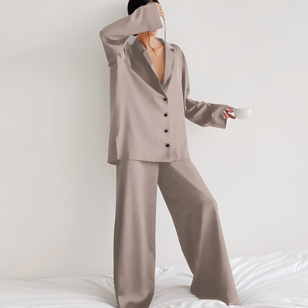 Satin-Loungewear-Set für Damen