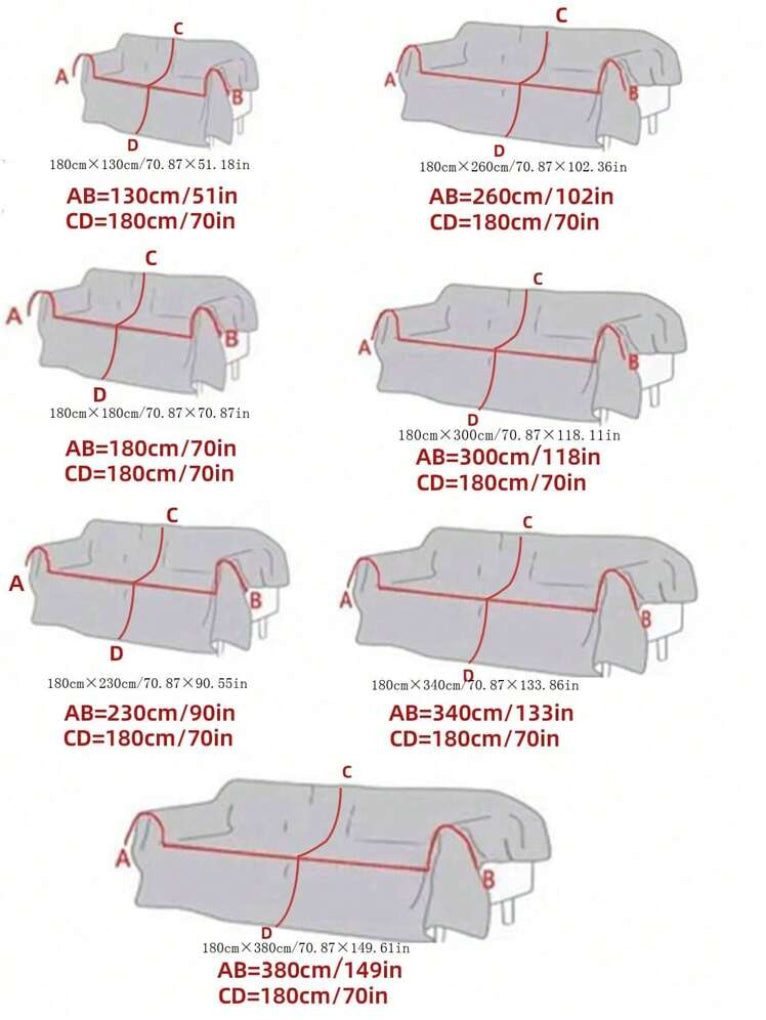 Chenille-Sofahandtuch im Bohemian-Stil