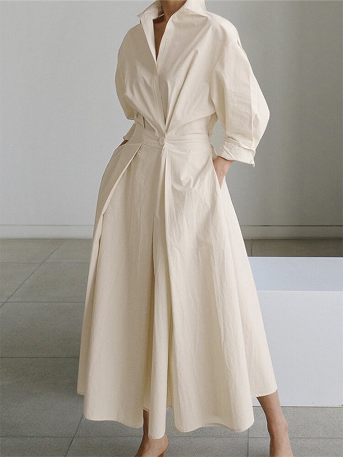 Midi-Langes Kleid Für Frauen