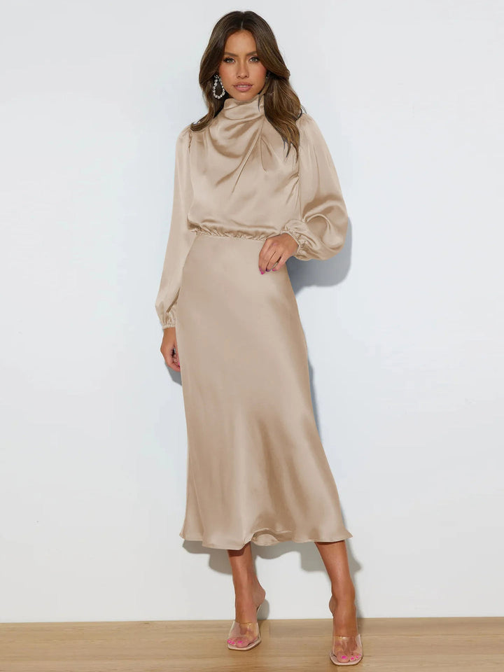 Elegantes Abendkleid aus Satin für Damen