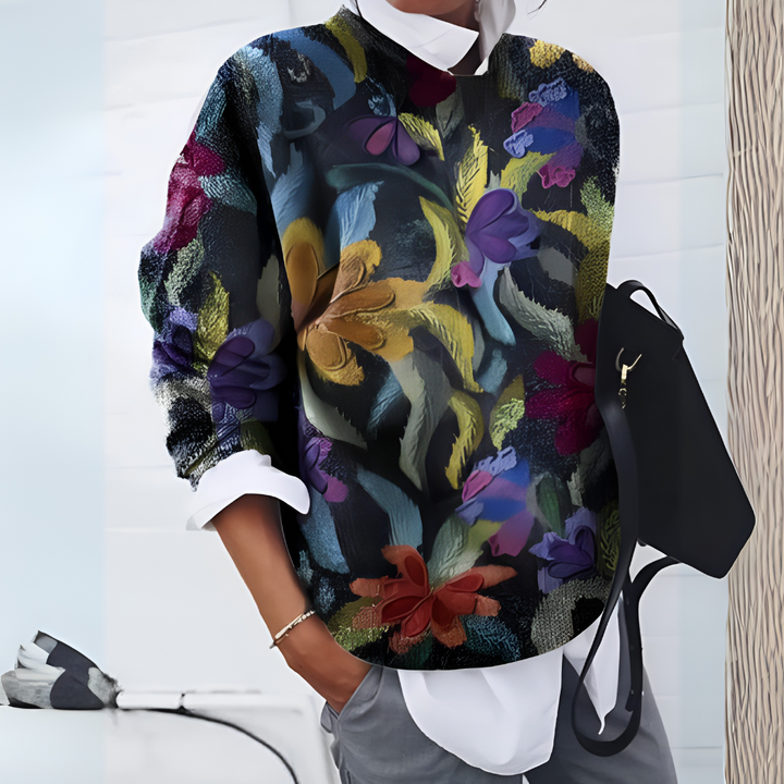 Warmer und stilvoller Damenpullover