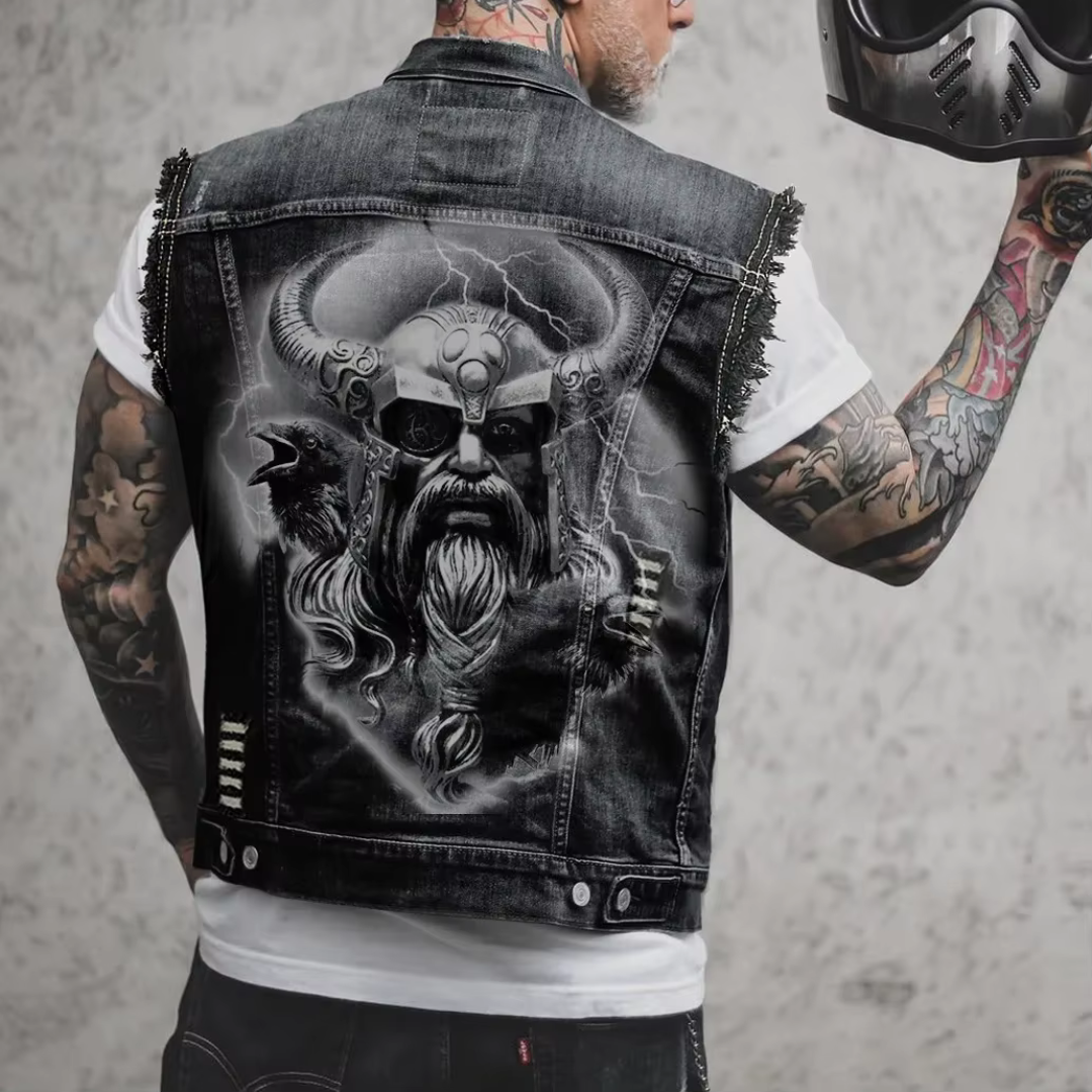 Retro-Jeansweste Liam – Klassischer Stil trifft moderne Funktionalität