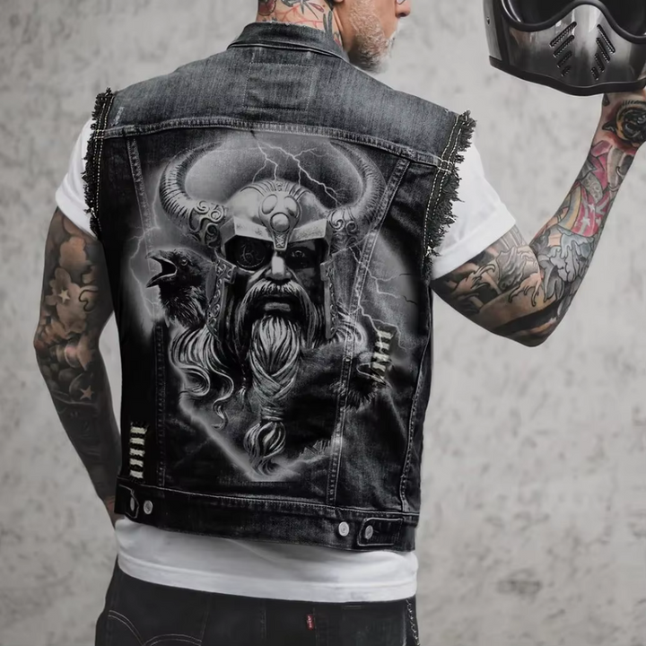 Retro-Jeansweste Liam – Klassischer Stil trifft moderne Funktionalität