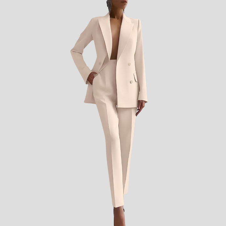 Stilvolles Blazer- und Hosen-Set für Damen
