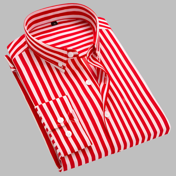 Herrenhemd aus karierter Oxford-Baumwolle