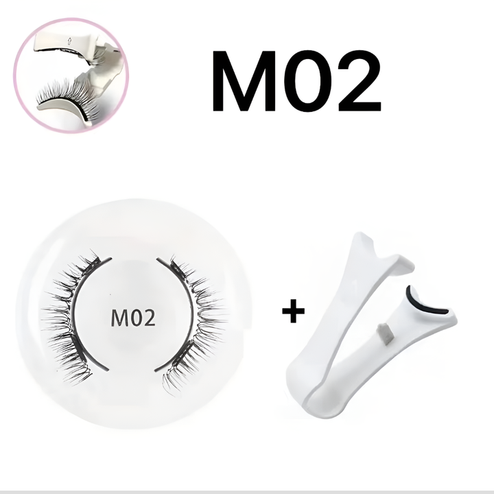 Wiederverwendbares magnetisches Wimpern- und Pinzetten-Set
