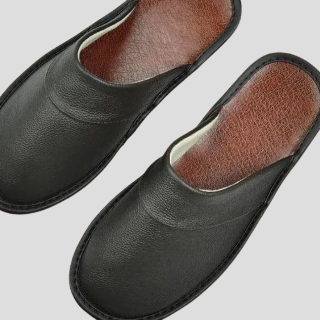 Lederslipper für Herren