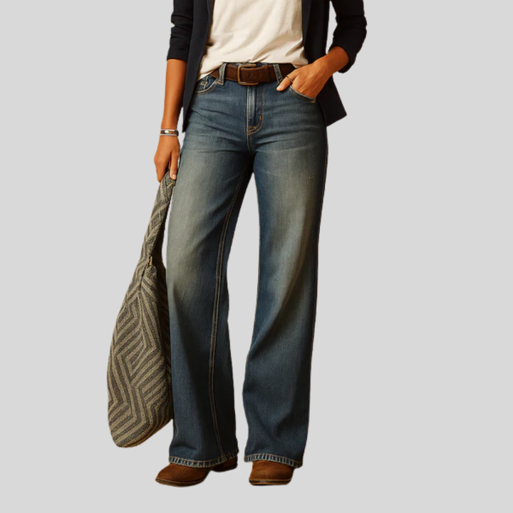 Elegante, gerade geschnittene Hose für Damen