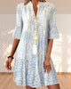 Midi-Kleid – Luftiger Boho-Style für warme Tage