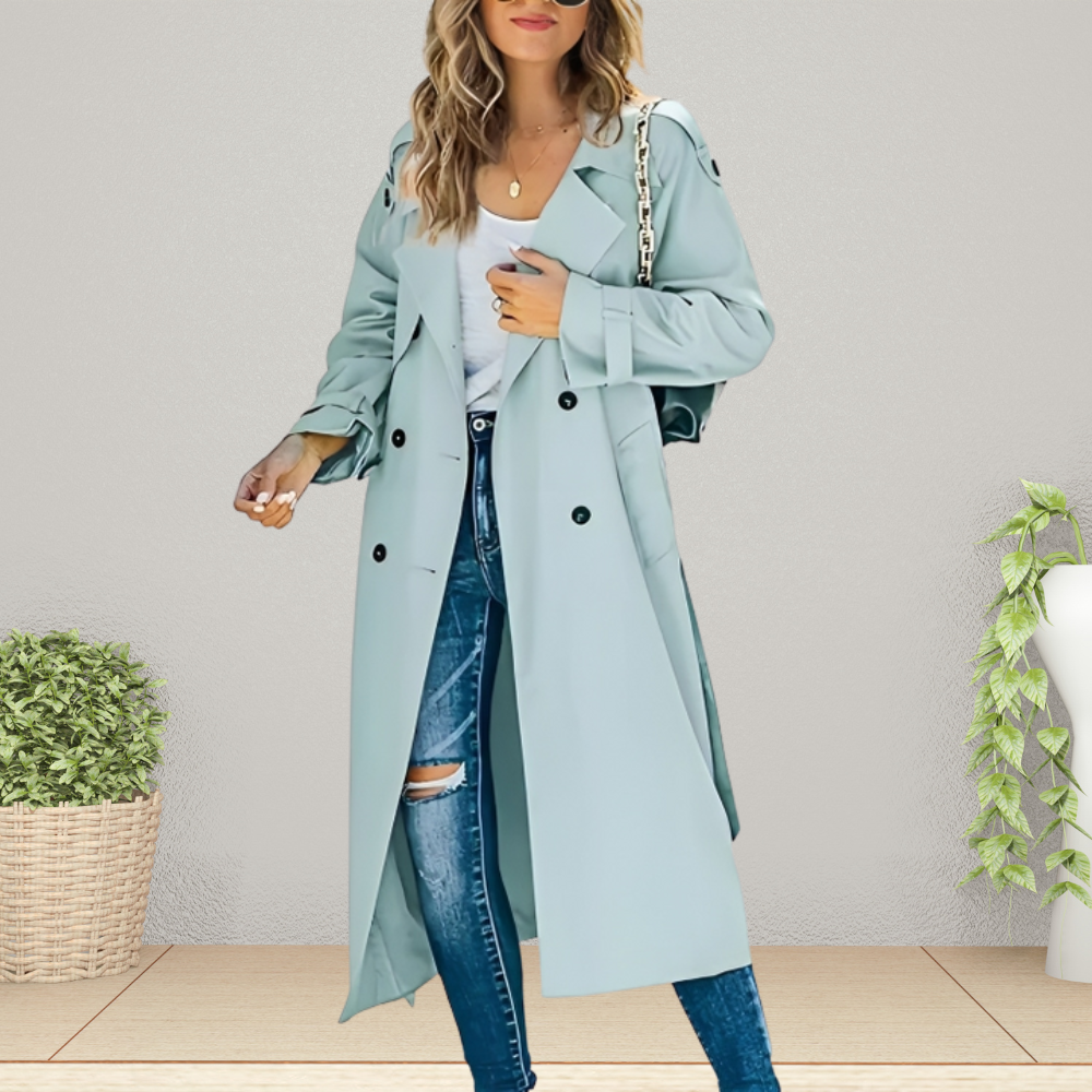 Trenchcoat für Damen Übergangsjacke