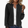Damen Zip-Up Hoodie mit verstellbarem Kapuzenzug