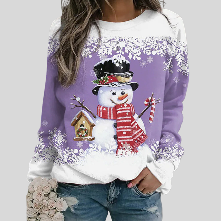 Weihnachts-Sweatshirt für Damen
