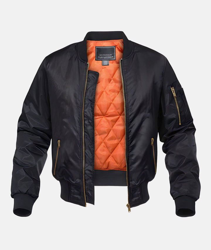 Zip-Up-Bomberjacke Für Herren