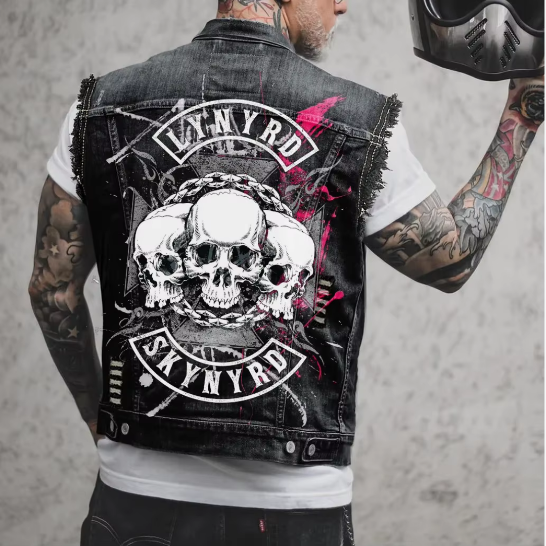 Retro-Jeansweste Liam – Klassischer Stil trifft moderne Funktionalität
