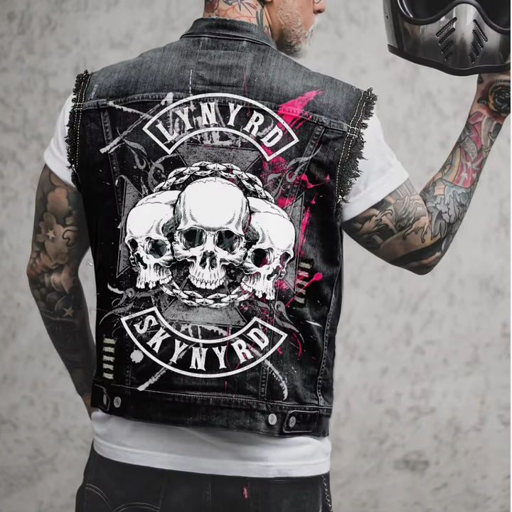 Retro-Jeansweste Liam – Klassischer Stil trifft moderne Funktionalität