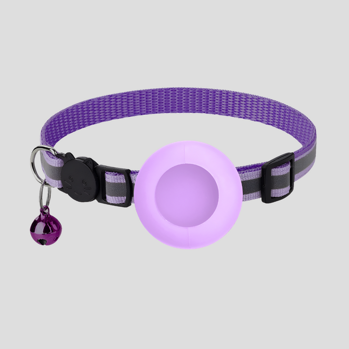 GPS-Katzenhalsband mit reflektierendem Design