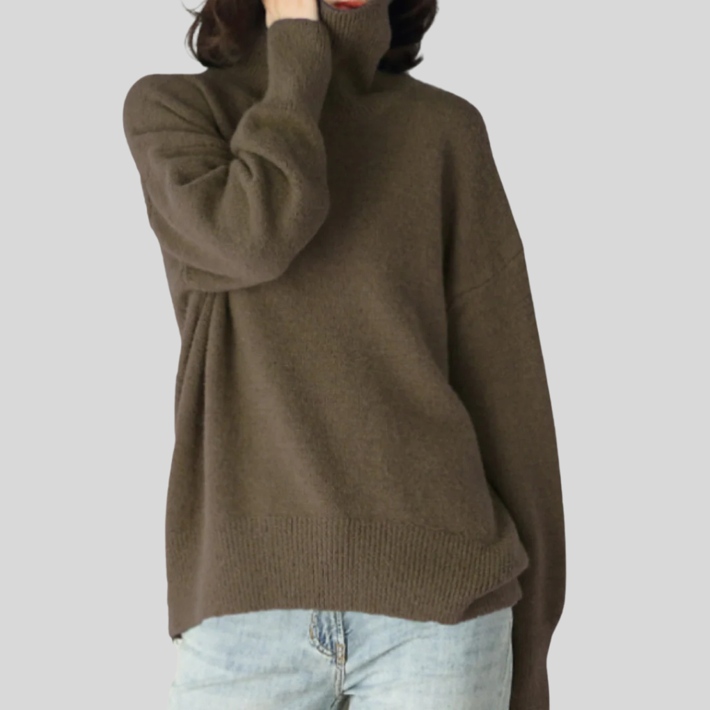 Moderner Rollkragenpullover für Damen