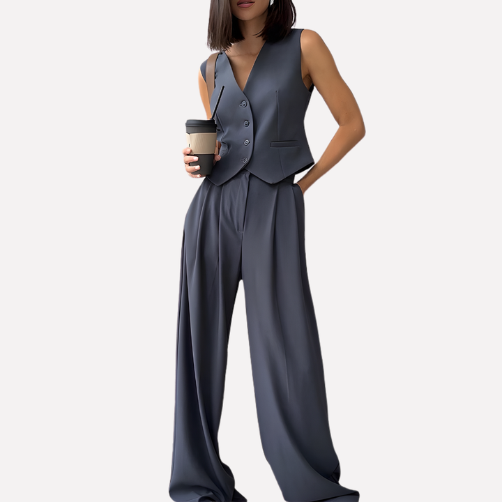 Damen Ärmelloses Top & Lange Hosen