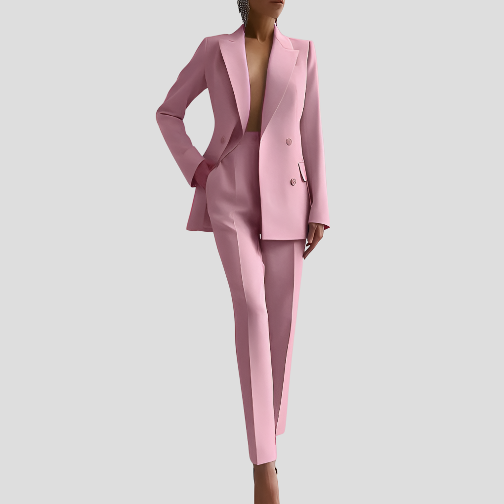 Stilvolles Blazer- und Hosen-Set für Damen