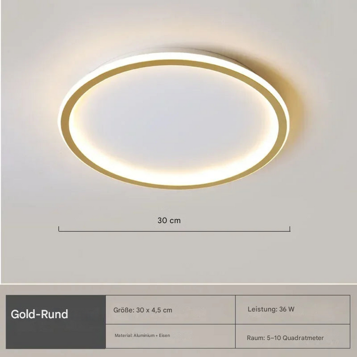 Nordische runde Deckenleuchte