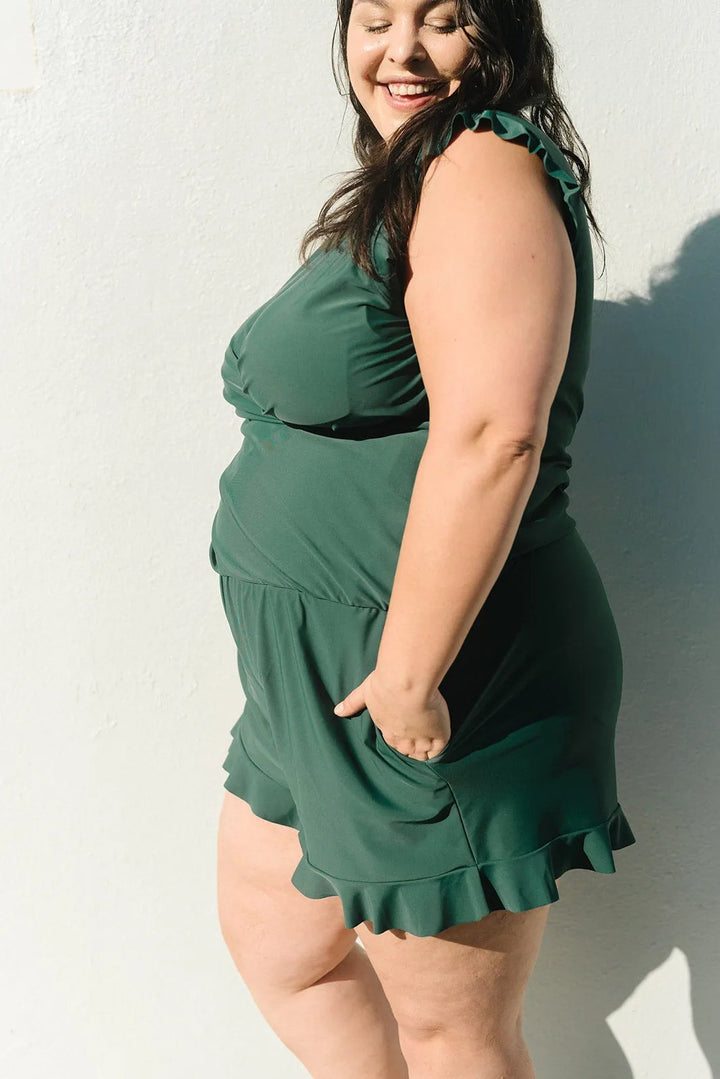 Damen-Badeanzug mit integriertem BH