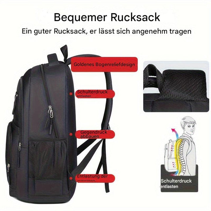 Robuster Herren-Lederrucksack