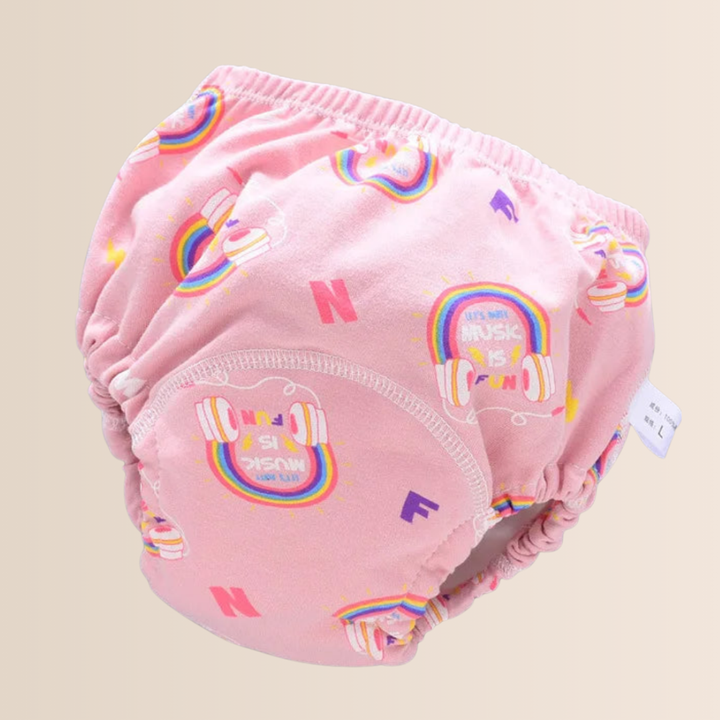 Wiederverwendbare 6-lagige Baumwoll-Baby-Trainingshosen