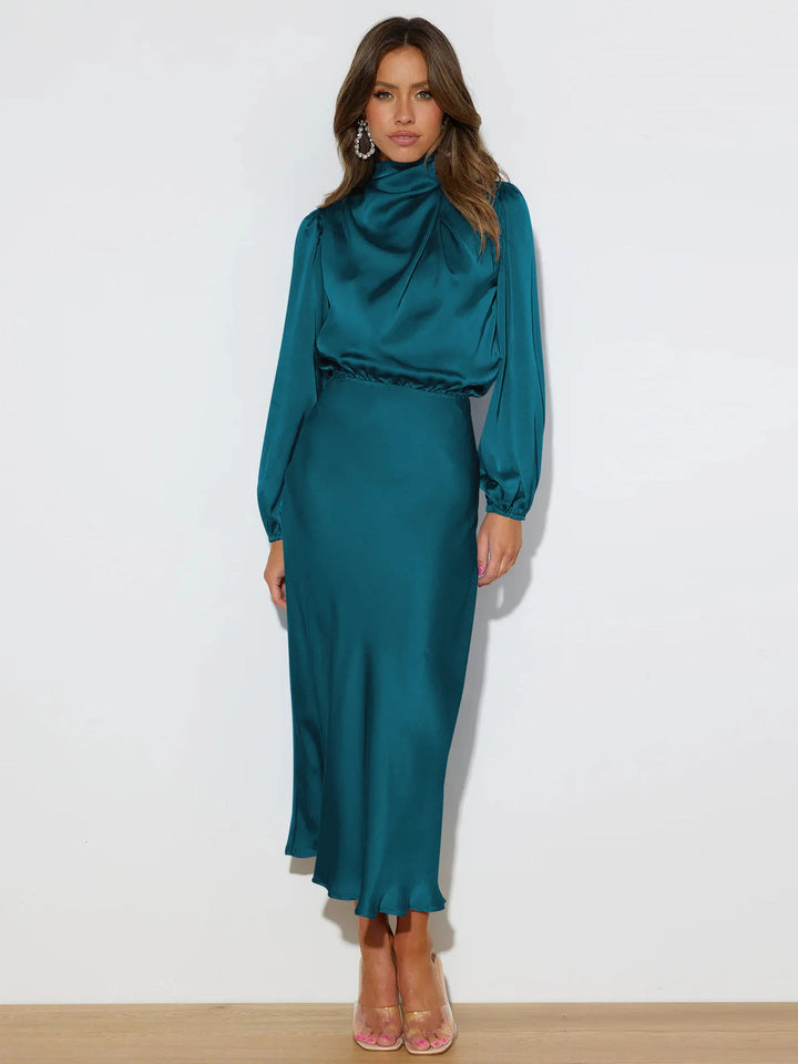 Elegantes Abendkleid aus Satin für Damen