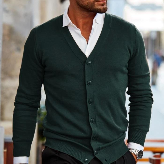 Herren Strickjacke  Klassischer Stil und hoher Tragekomfort