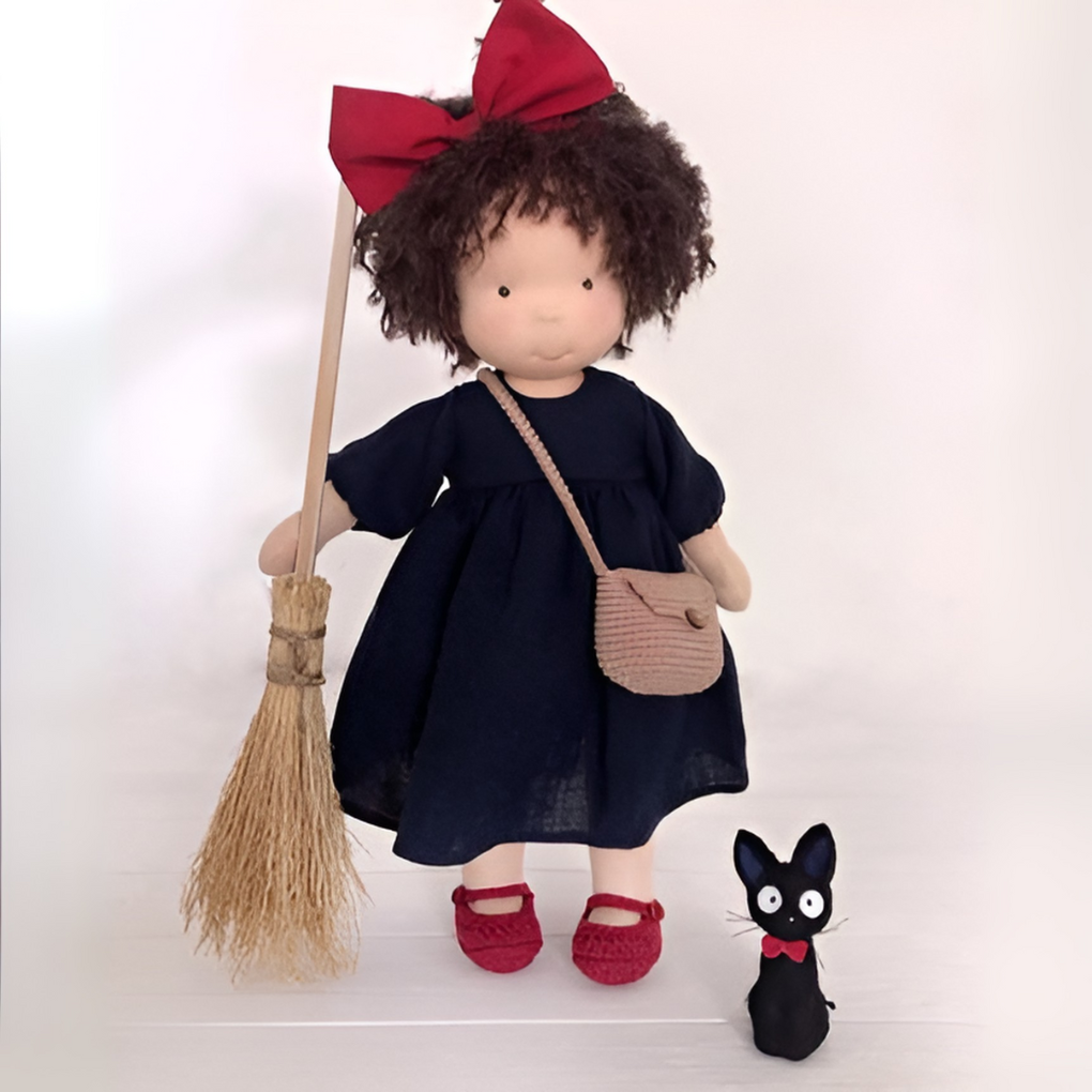 Handgefertigte Waldorf-Kuschelpuppe