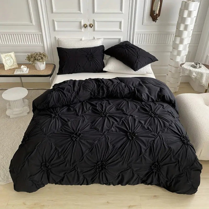 Ruffle Flower Bettwäsche Set  Eleganz und Komfort für Ihr Schlafzimmer