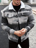 Herrenjacke mit Knopfverschluss und Brusttaschen