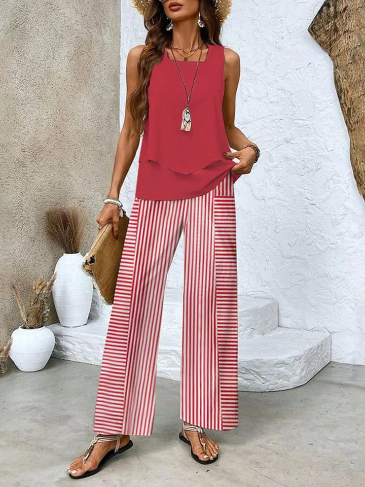 Damen Sommer-Set mit Top und Hose