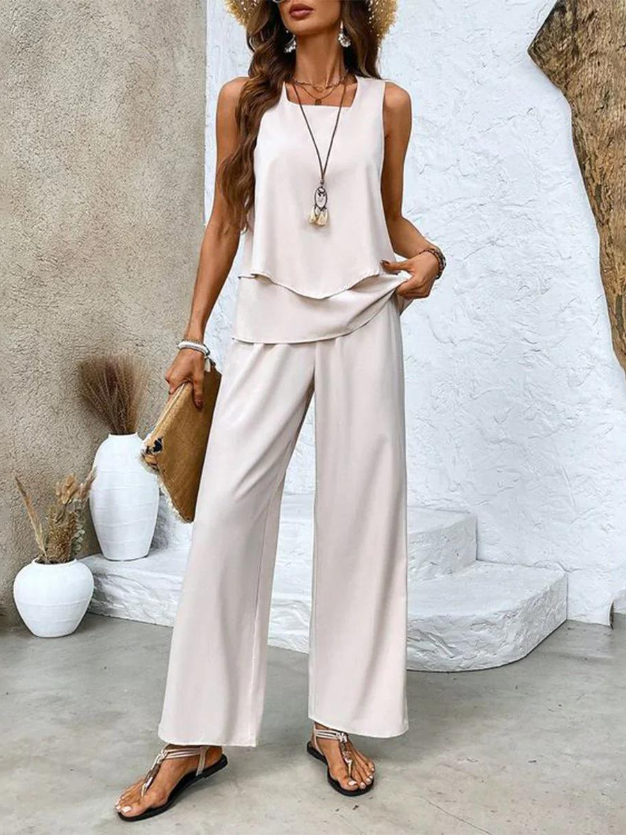 Damen Sommer-Set mit Top und Hose