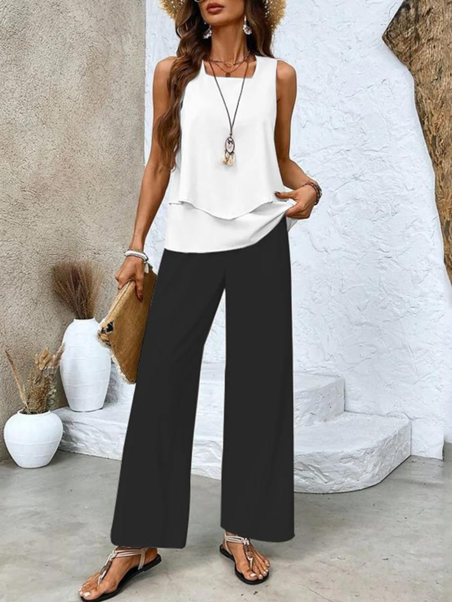 Damen Sommer-Set mit Top und Hose