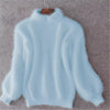 Mohair-Rollkragenpullover