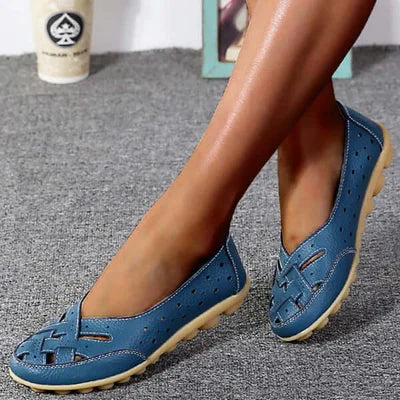 Damen Slip-On-Schuhe aus veganem Leder