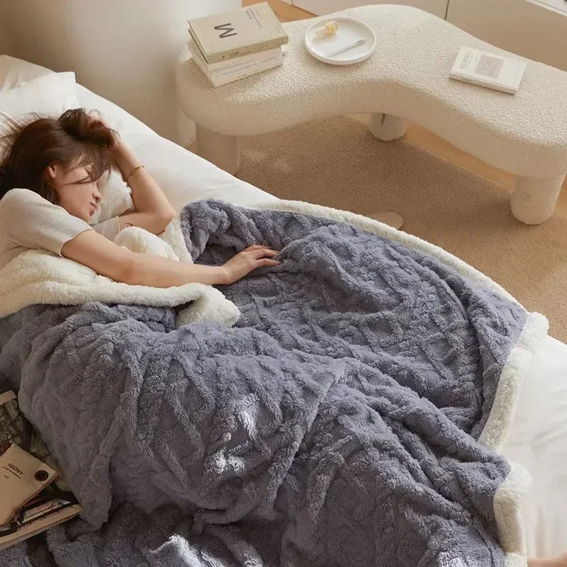 Winterliche Lammwolldecke – Ultimative Wärme und Komfort für kalte Tage