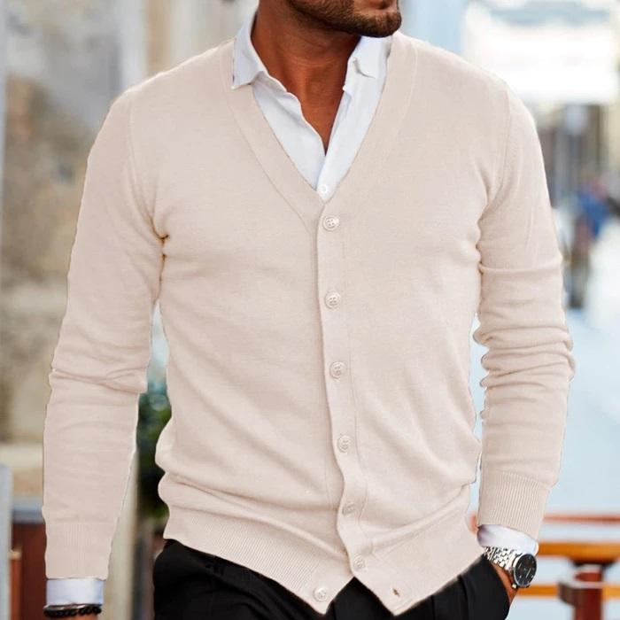 Herren Strickjacke  Klassischer Stil und hoher Tragekomfort