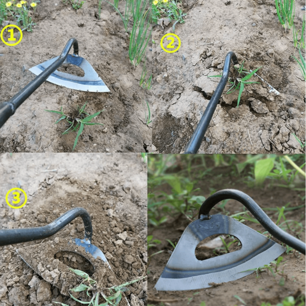 Ganzstahl-Hohlhacke für die Gartenarbeit