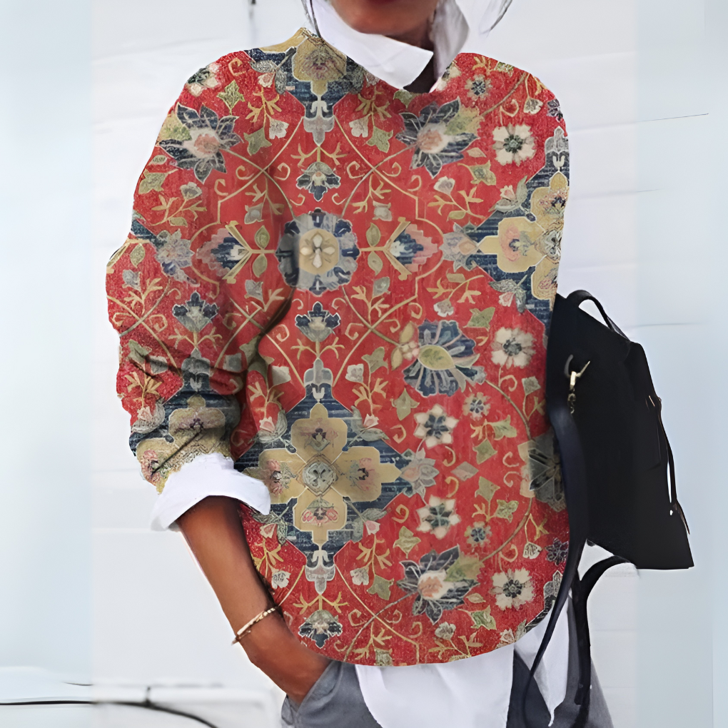 Warmer und stilvoller Damenpullover