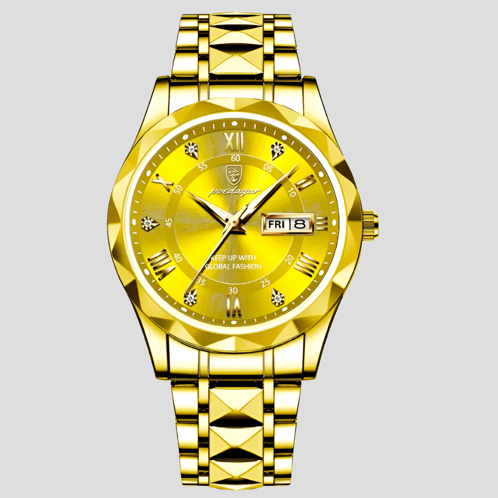 Luxuriöse Herrenuhr aus Edelstahl für den Geschäftsalltag