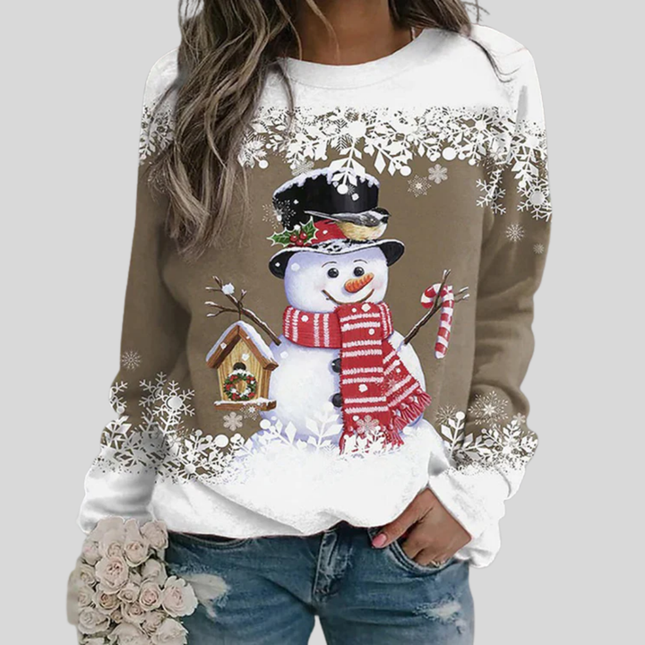 Weihnachts-Sweatshirt für Damen