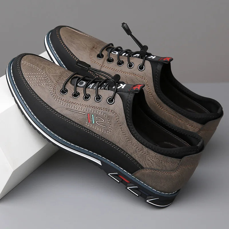 Herren-Schuhe mit Schnell-Schnürsystem