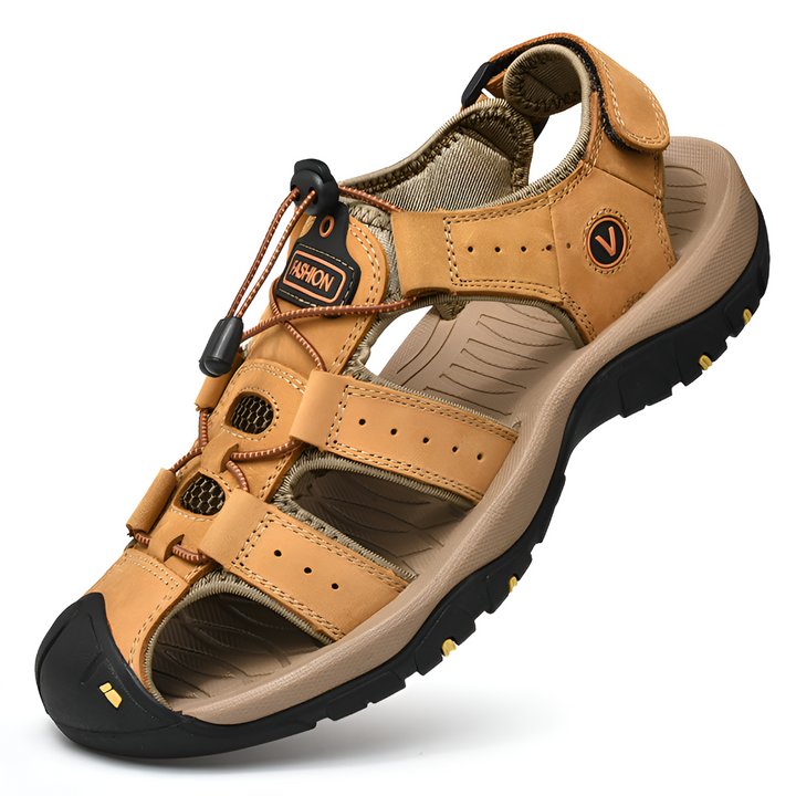 Herren-Sandalen mit verstellbaren Riemen, Designed for Balance