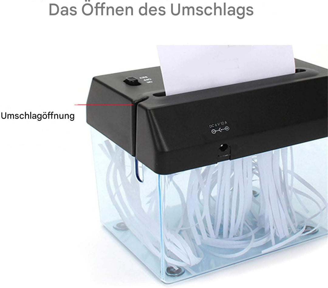 Mini-Aktenvernichter für den Schreibtisch