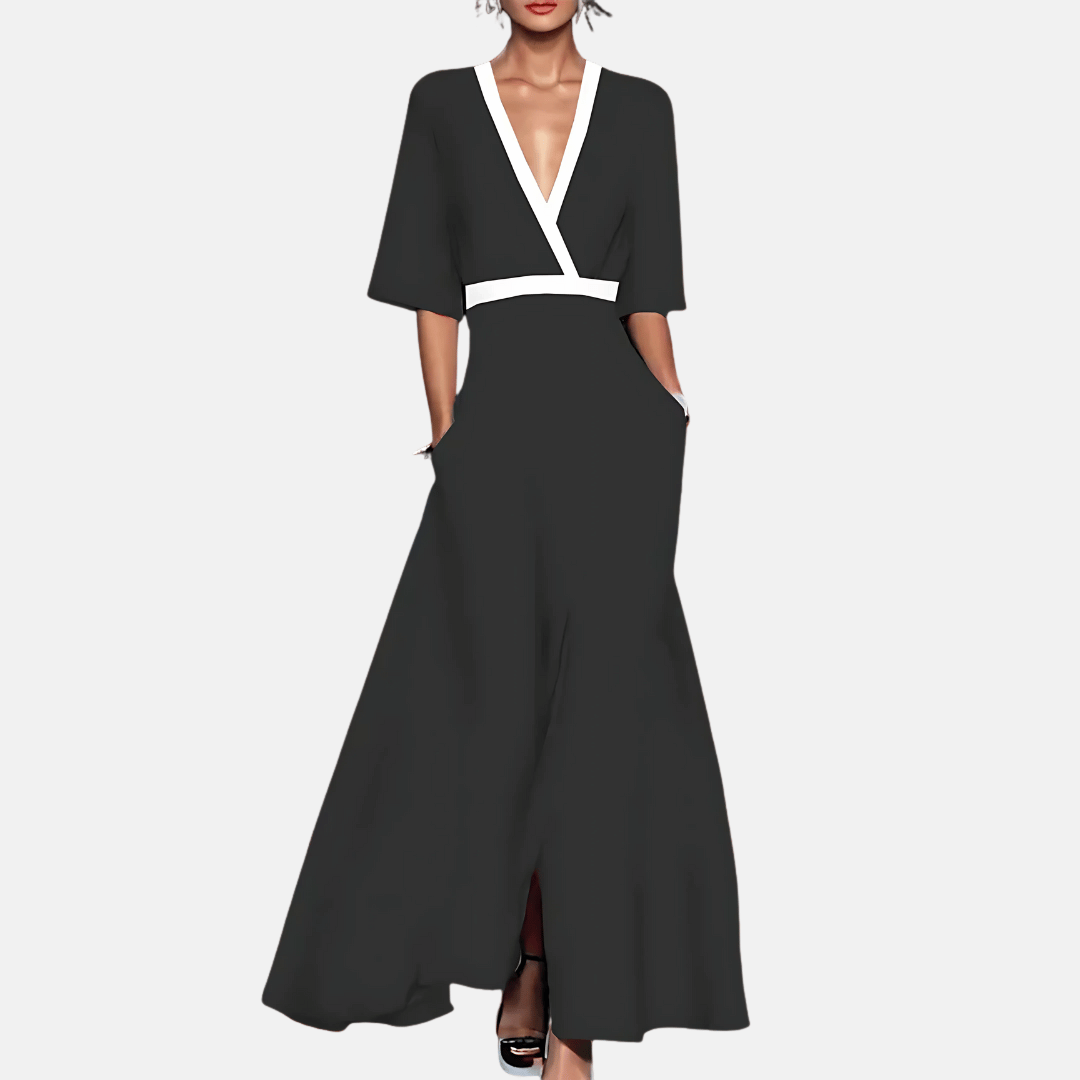 Maxikleid mit Blumenmuster für Damen