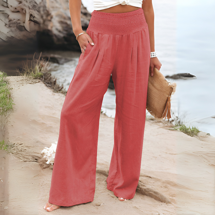 Bequeme Leinenhose für Damen